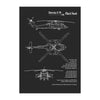 <tc>Sikorsky S-70 Black Hawk Blueprint Poster</tc>
