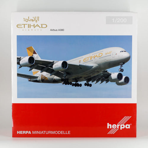 Herpa - 1:200 Airbus A380 Etihad Airways | Limited Edition