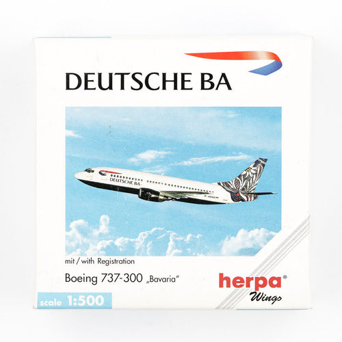 Herpa - 1:500 Boeing 737-300 "Bavaria" Deutsche BA