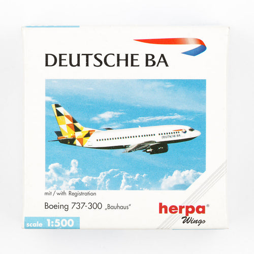 Herpa - 1:500 Boeing 737-300 "Bauhaus" Deutsche BA