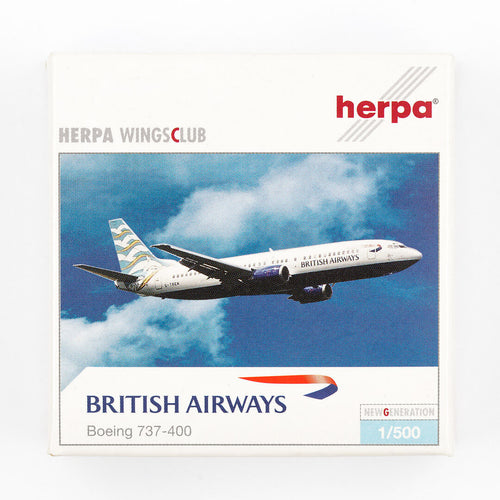 Herpa - 1:500 Boeing 737-400 "England" British Airways | Limited Edition