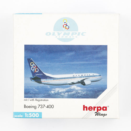 Herpa - 1:500 Boeing 737-400 Olympic Airways