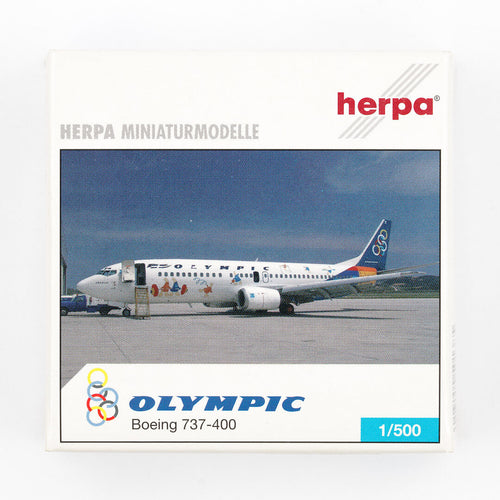 Herpa - 1:500 Boeing 737-400 "Athens 2004" Olympic Airways