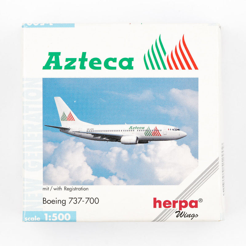 Herpa - 1:500 Boeing 737-700 Lineas Aereas Azteca