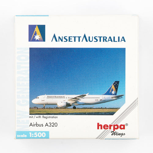 Herpa - 1:500 Airbus A320 Ansett Australia