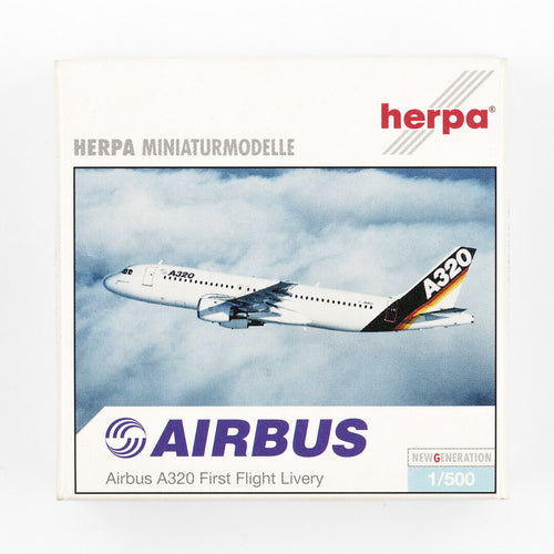 Herpa - 1:500 Airbus A320 "First Flight Livery" | exklusive Limited Edition