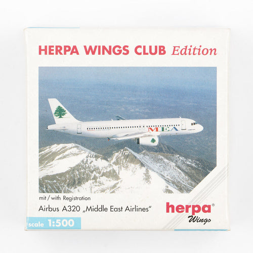 Herpa - 1:500 Airbus A320 Middle East Airlines | Limited Edition