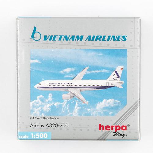 Herpa - 1:500 Airbus A320-200 Vietnam Airlines | Yesterday Series