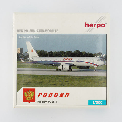 Herpa - 1:500 Tupolev TU-214 Rossiya Russian State Transport | NG