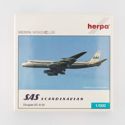 Herpa - 1:500 Douglas DC-8-55 SAS Scandinavian Airlines| Limited Edition | NG