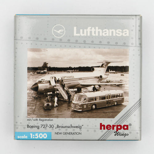 Herpa - 1:500 Boeing 727-30 "Braunschweig" Lufthansa | Yesterday Series | NG