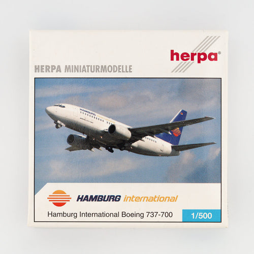 Herpa - 1:500 Boeing 737-700 Hamburg International | Exklusivmodell Limited Edition | NG