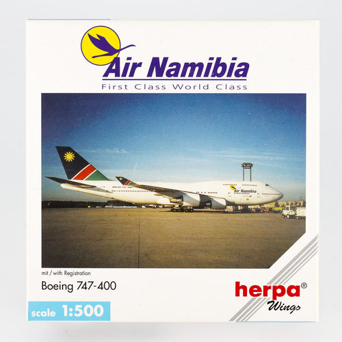 Herpa - 1:500 Boeing 747-400 Air Namibia | OG