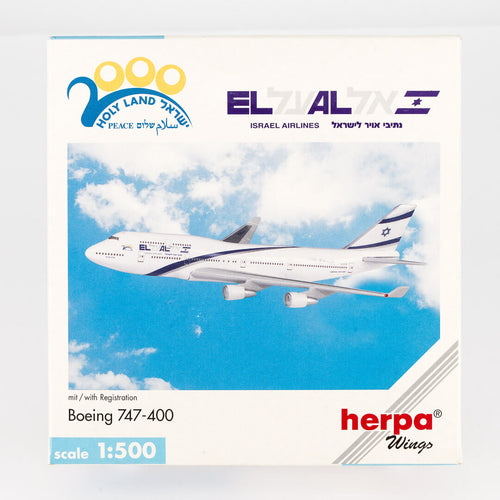 Herpa - 1:500 Boeing 747-400 El Al | OG