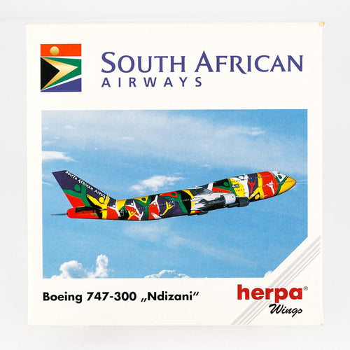 Herpa - 1:500 Boeing 747-300 "Ndizani" South African Airways | OG