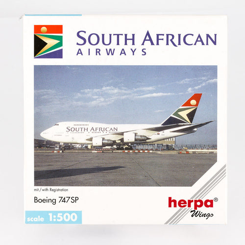 Herpa - 1:500 Boeing 747 SP South African Airways | OG