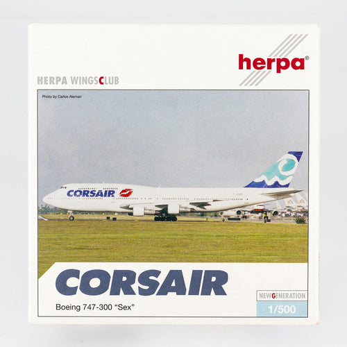 Herpa - 1:500 Boeing 747-300 "SEX" Corsair | Limited Edition | NG