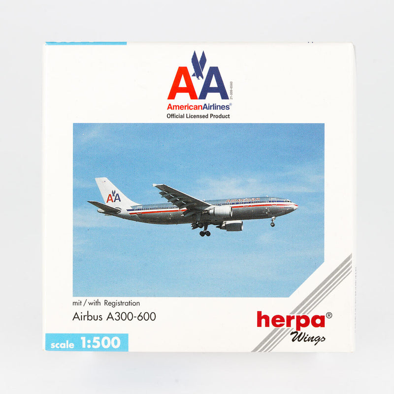 Herpa - 1:500 Airbus A300-600 American Airlines | Yesterday Series Limited Edition | NG