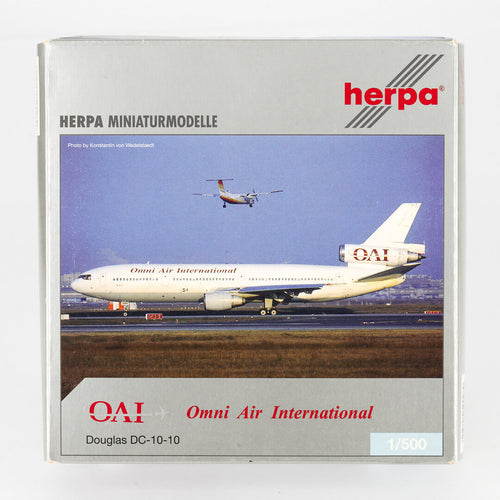 Herpa - 1:500 McDonnell Douglas DC-10-10 Omni Air International | Yesterday Series | OG