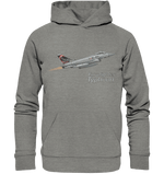Eurofighter Typhoon Design Organic Hoodie grau / grey