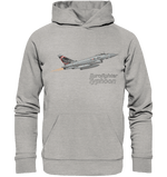 Eurofighter Typhoon Design Organic Hoodie hellgrau / light grey