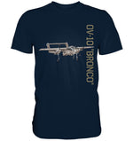 OV10 Bronco Design T Shirt dunkelblau / dark blue