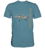 OV10 Bronco Design T Shirt grau blau / grey blue