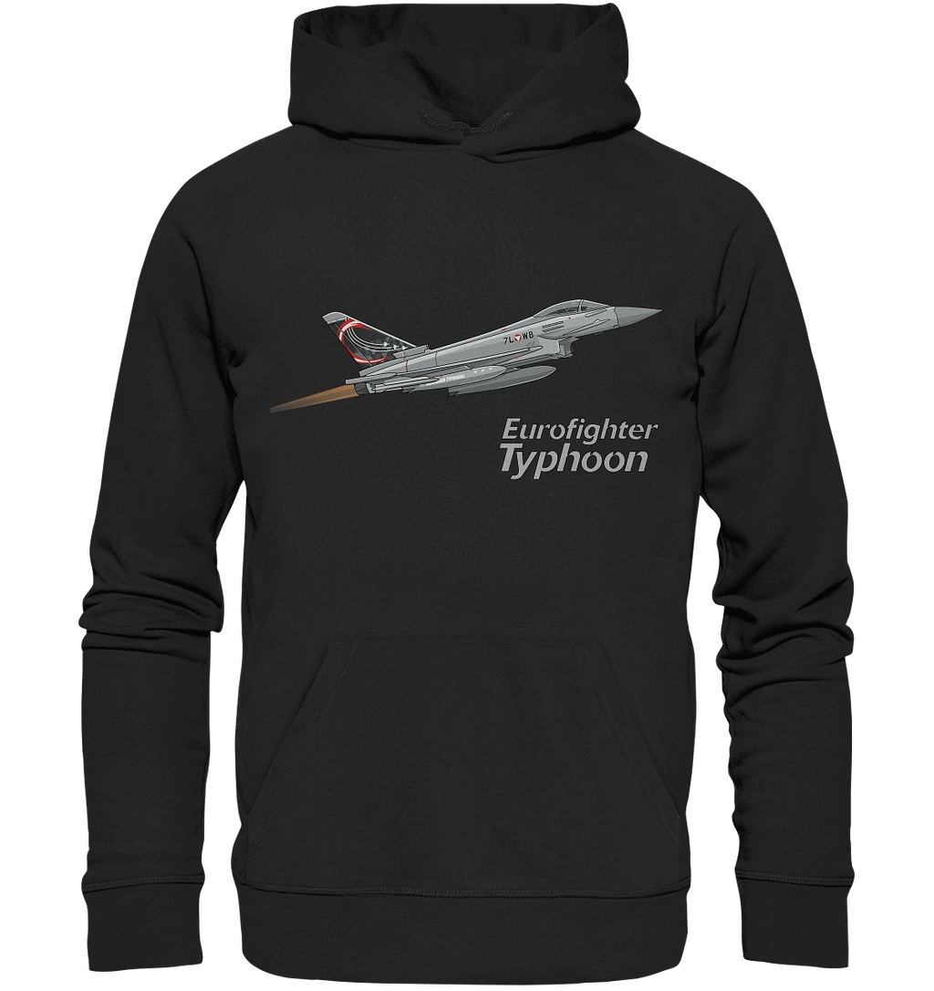Eurofighter Typhoon Design Hoodie schwarz / black