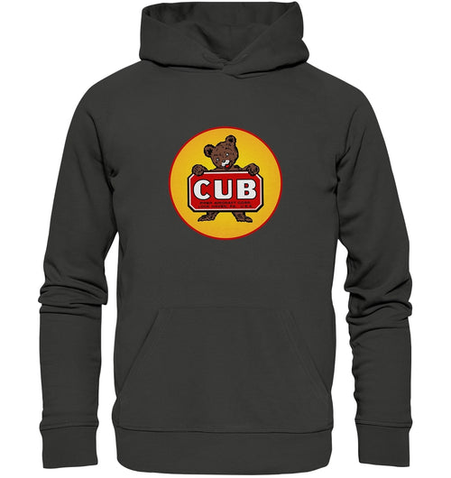 Piper Cub Logo Design Hoodie dunkelgrau / dark grey